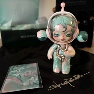 Authentic Rare Skullpanda. Never opened . Green Orchid baby not sold in US.
